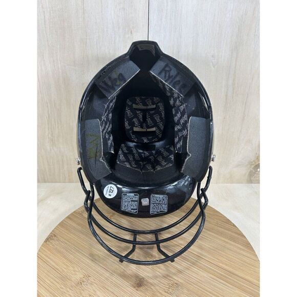 Schutt Black Fastpitch Batting Helmet Size Small w/ face guard - Picture 6 of 7